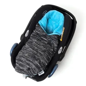 0-6 months Ocean Blue Cocoon Baby Blanket