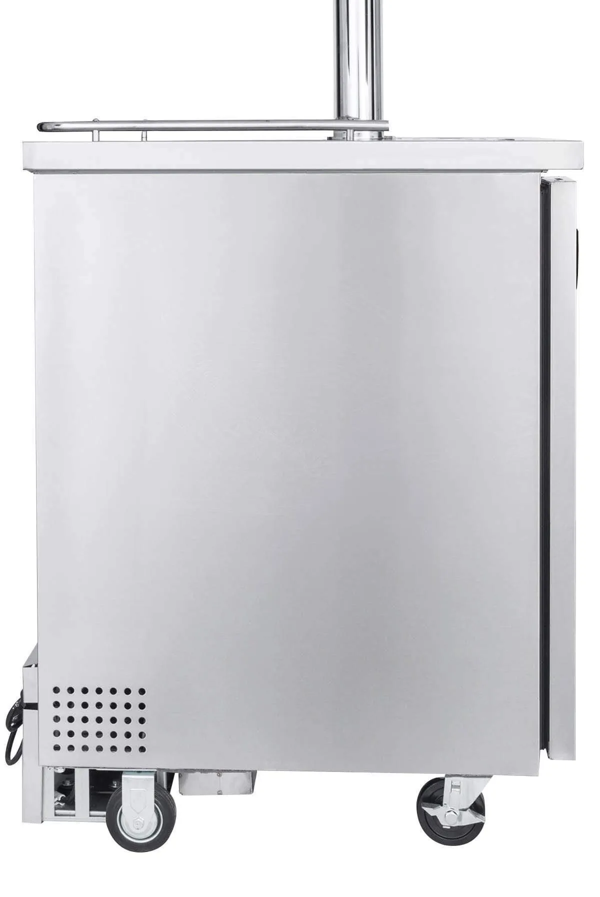 24" Wide Kombucha Tap All Stainless Steel Commercial Kegerator