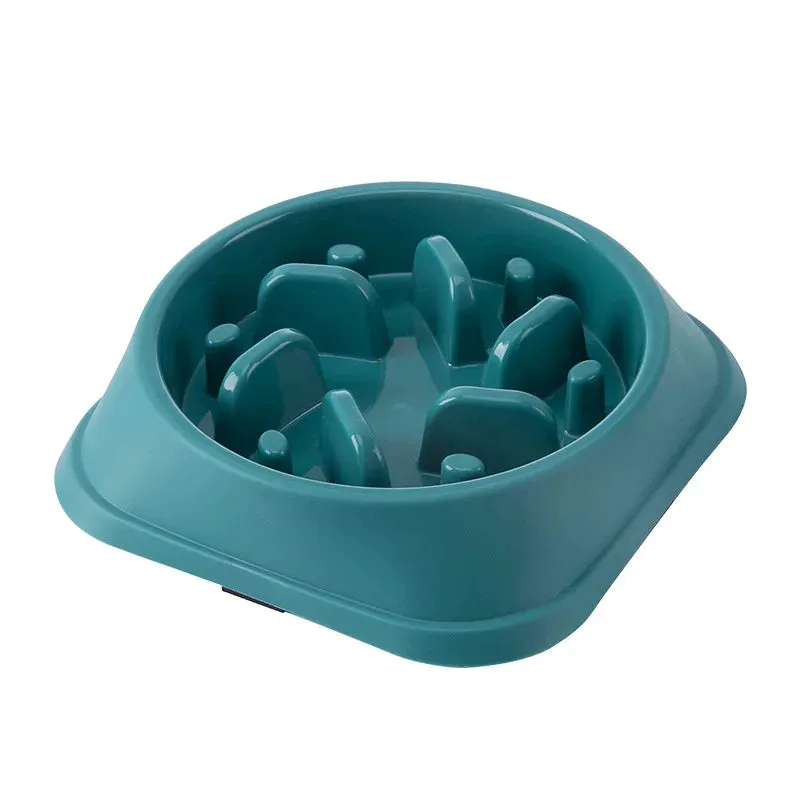 Anti-Choking Slow Feeder Bowl for Cats and Dogs – Healthy, Non-Slip Food Dish in Multiple Colors