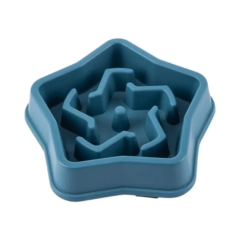 Anti-Choking Slow Feeder Bowl for Cats and Dogs – Healthy, Non-Slip Food Dish in Multiple Colors