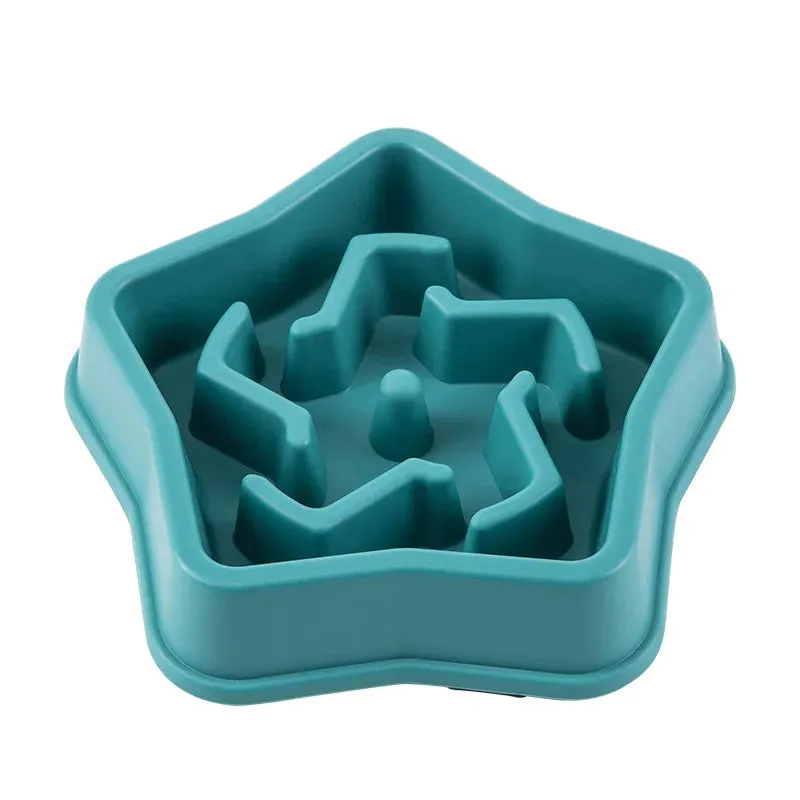 Anti-Choking Slow Feeder Bowl for Cats and Dogs – Healthy, Non-Slip Food Dish in Multiple Colors