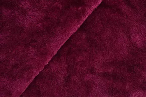 AQRATE Ultra Soft Luxurious Embossed Very Warm Korean Mink Blanket Single Bed for Winter (Violet, Single)