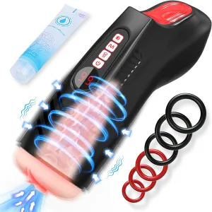 Automatic Sucking Vibrating Male Masturbator with Novelty Design