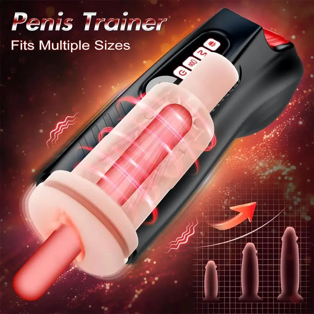 Automatic Sucking Vibrating Male Masturbator with Novelty Design