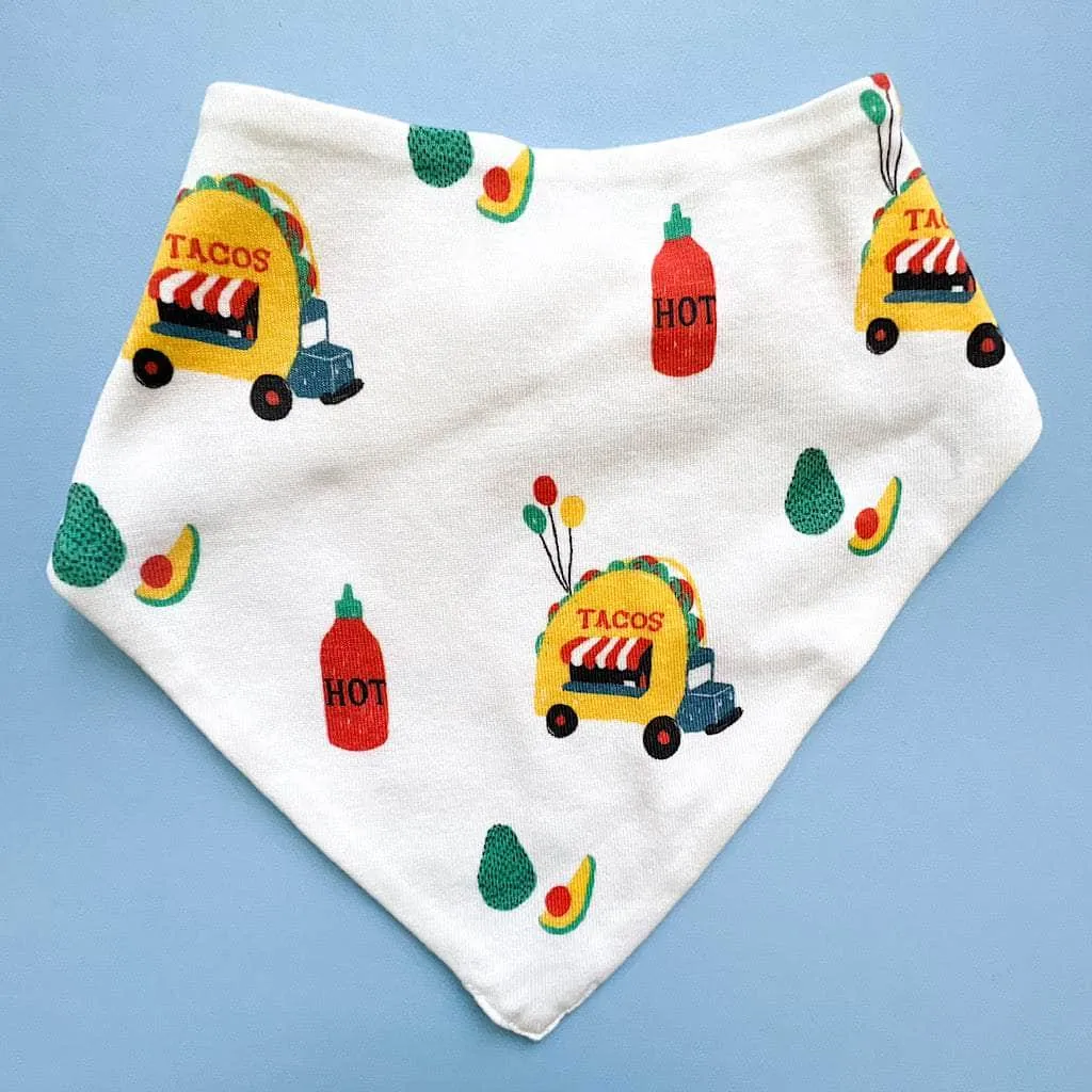 Baby Kerchief Bib- Taco Truck