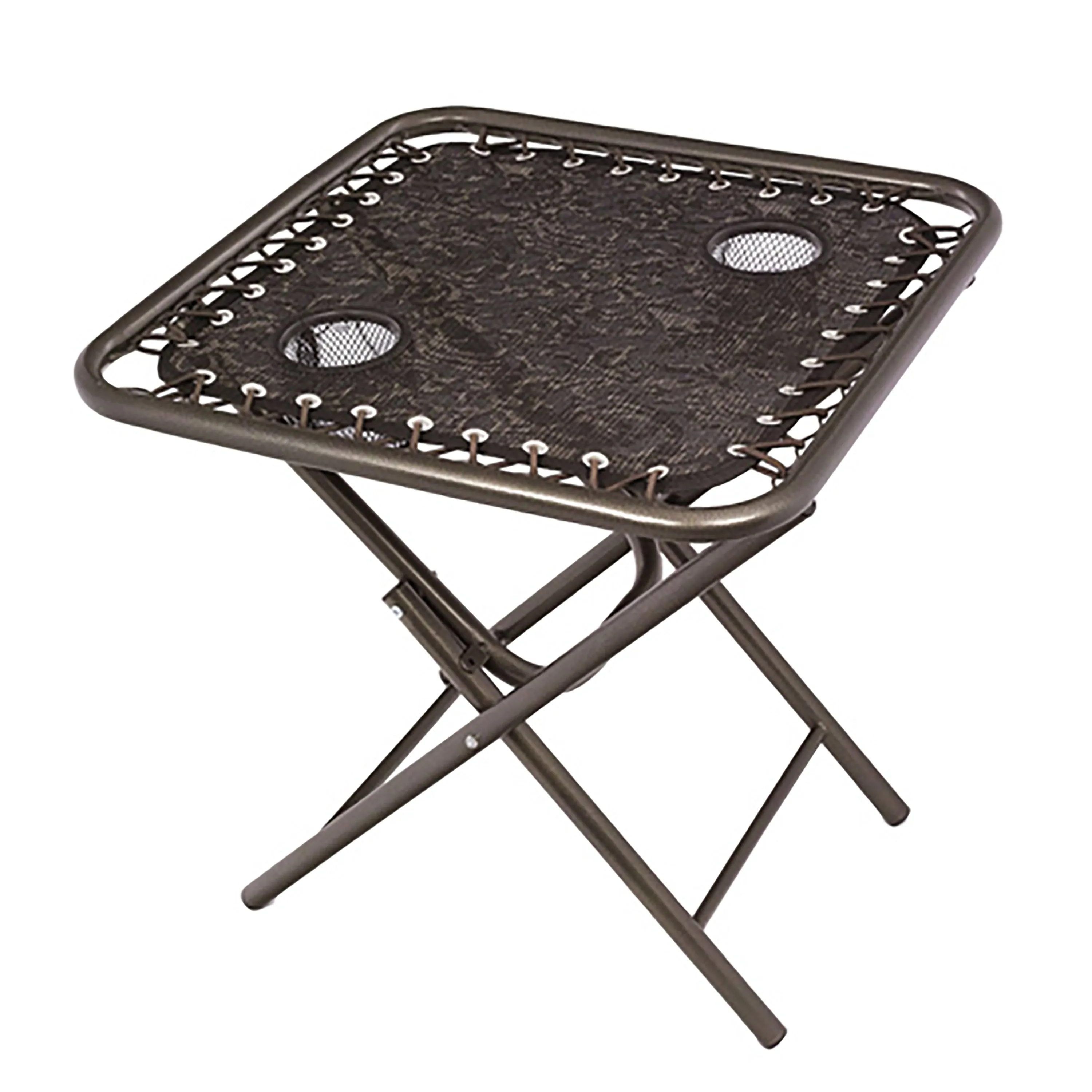 Backyard Patio Bundle | 30-in. Wide XL Gravity Free Chair   Folding Side Table