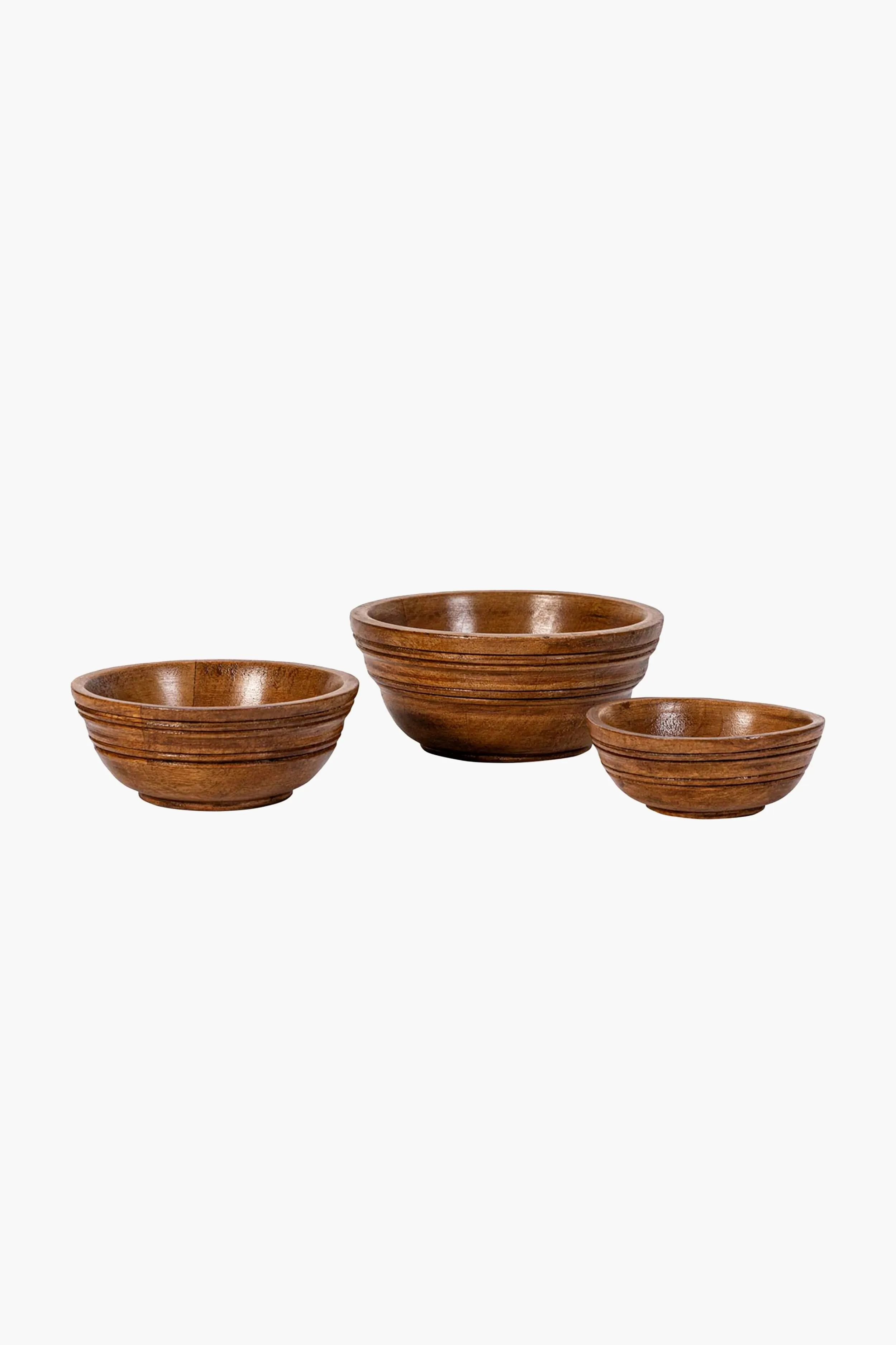 Bilbao Wood Nesting Bowls