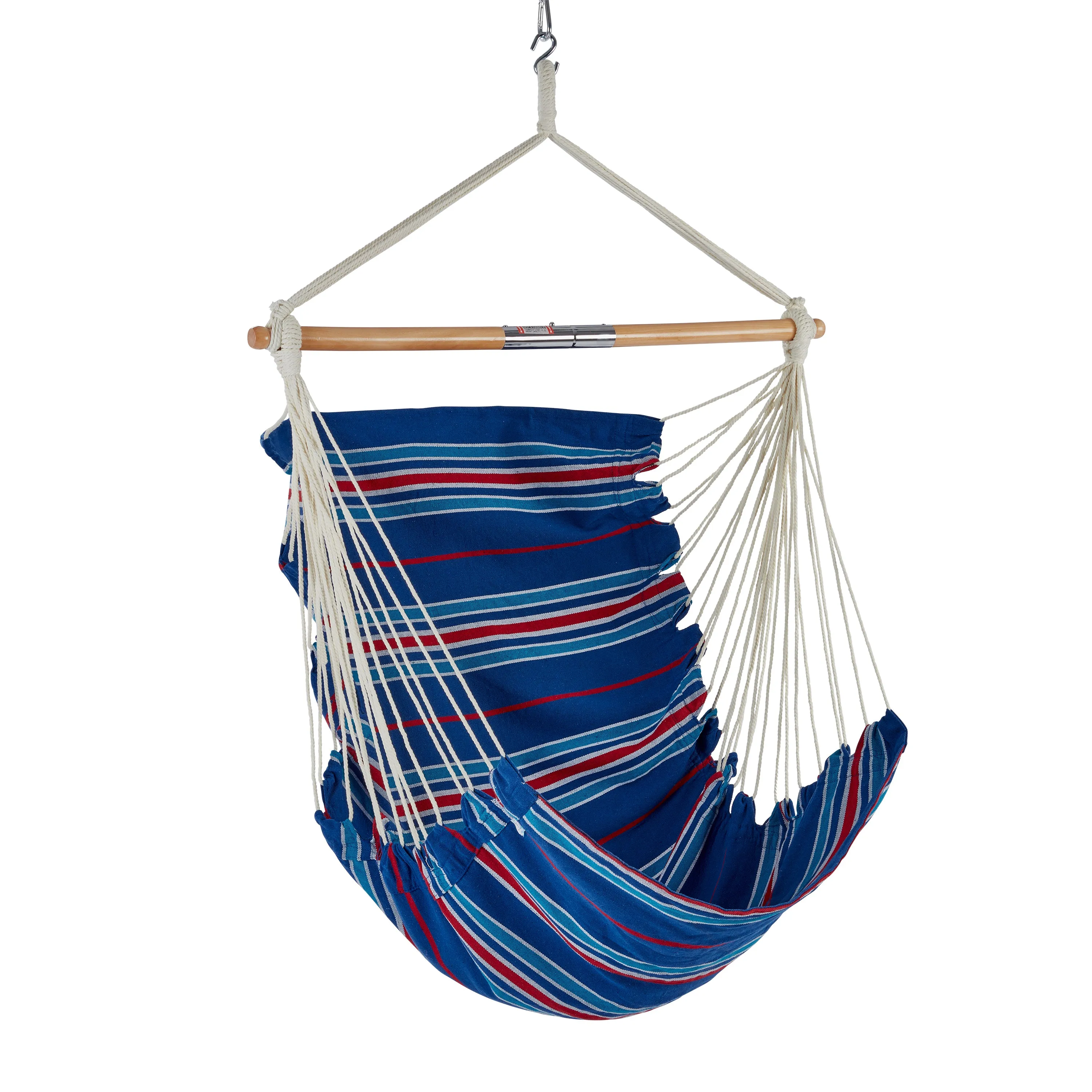 Bliss Hammocks Fabric Hammock Chair | Spreader Bar | 250 LB Weight Capacity | Hanging Hardware