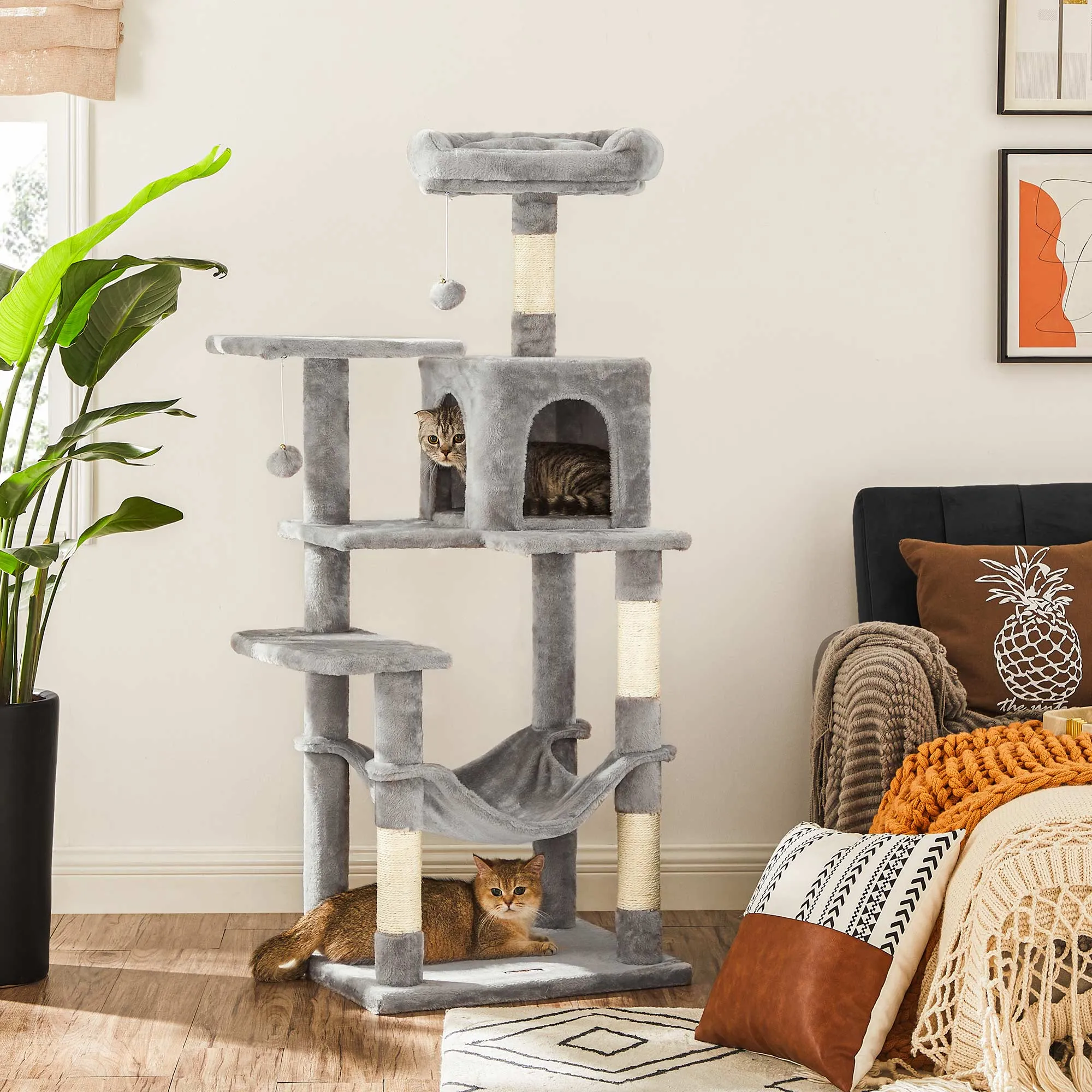 Cat Condo with Scratching Post