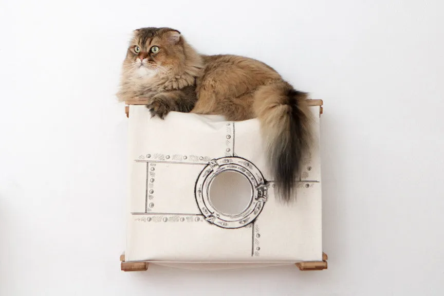 Cat Wall Cubby - Enclosed Cat Bed