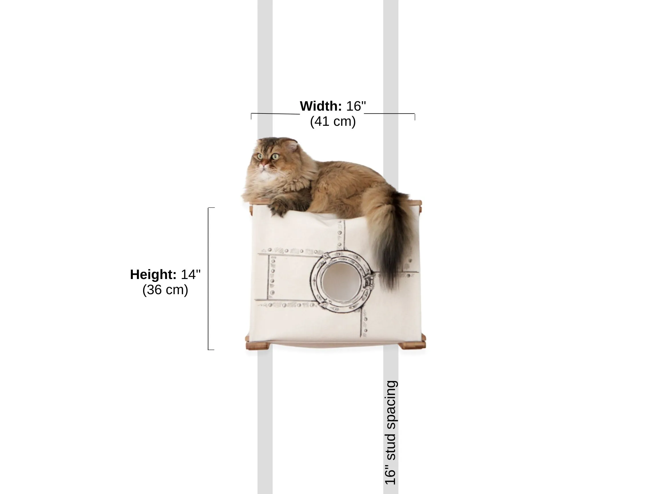 Cat Wall Cubby - Enclosed Cat Bed