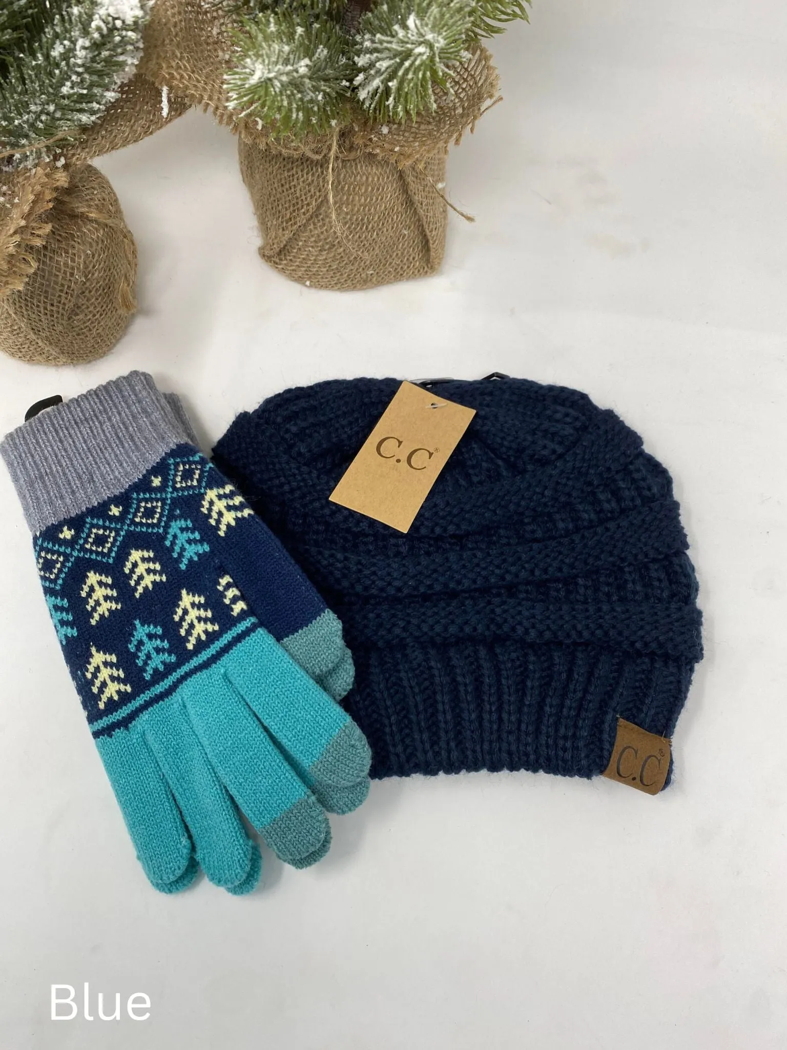 C.C. Beanie & Glove Set