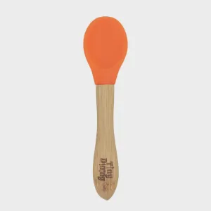 Children's Bamboo / Silicone Spoon - Orange