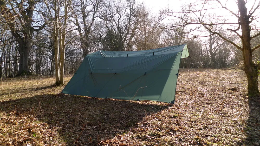 DD Hammocks 5 x 5 tarp Olive Green