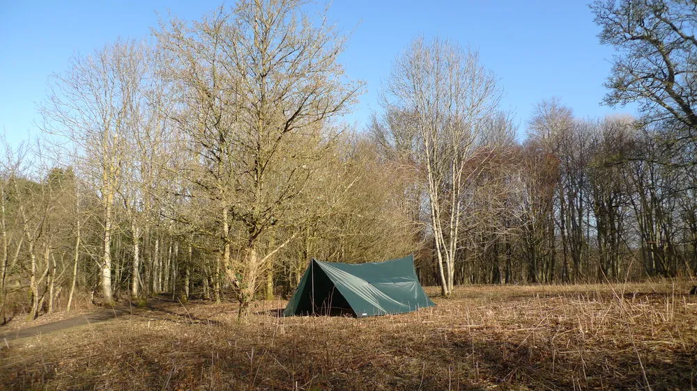 DD Hammocks 5 x 5 tarp Olive Green