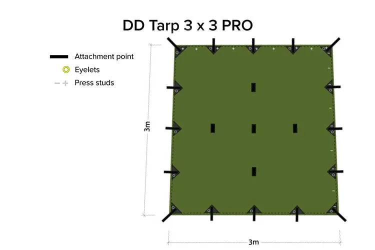 DD Hammocks Tarp 5x5