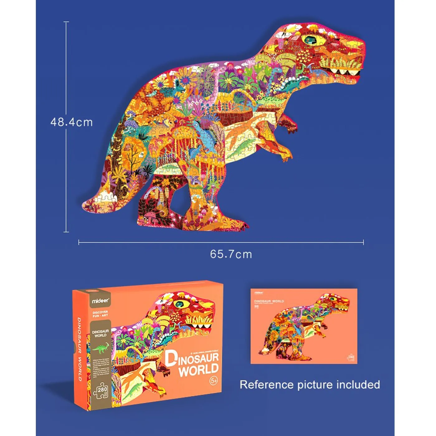 Dinosaur World Puzzle 280pcs