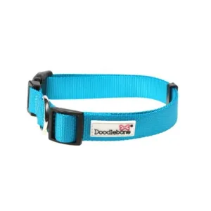 Doodlebone Dog Collar Aqua Size 6-11