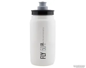 Elite Bottle Fly550 White Logo Grey - 550ml