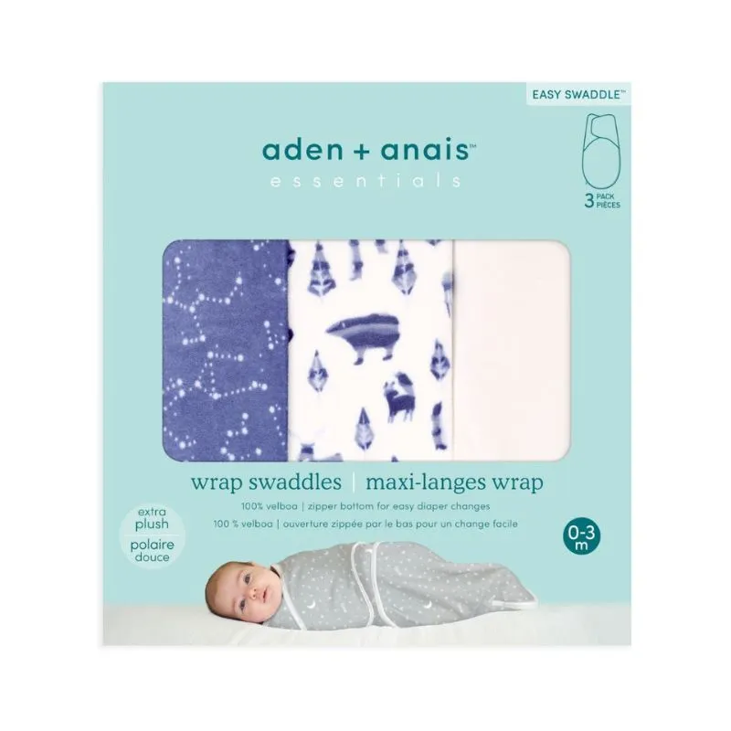 Essentials Wrap Swaddle - 3 Pack