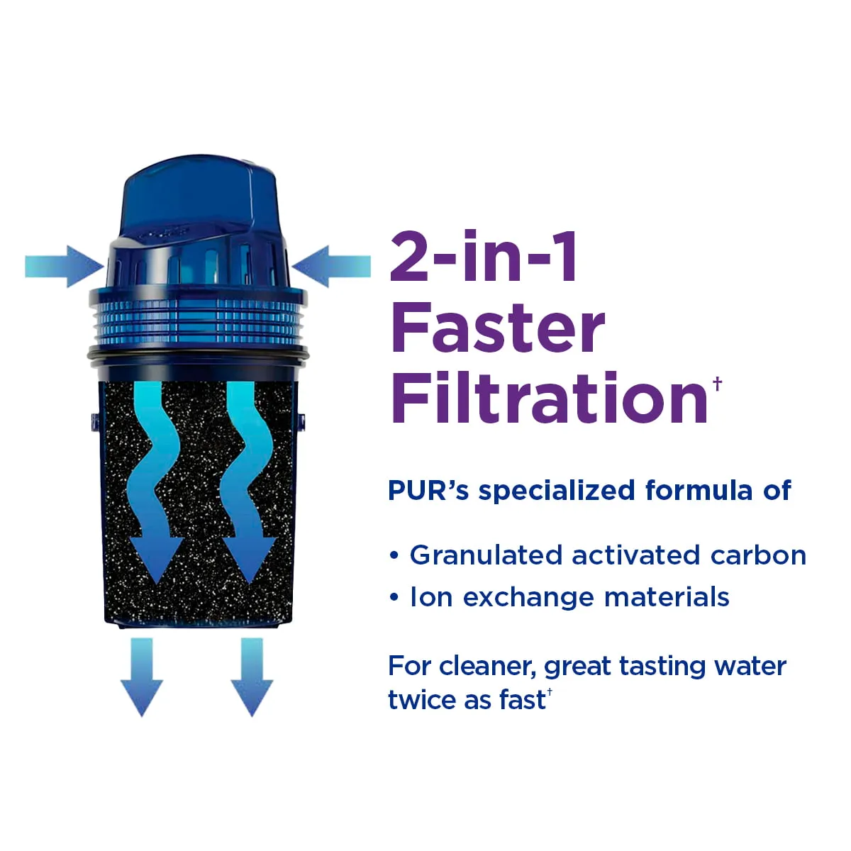 Extra Large Water Dispenser Filtration System with 2 Filters