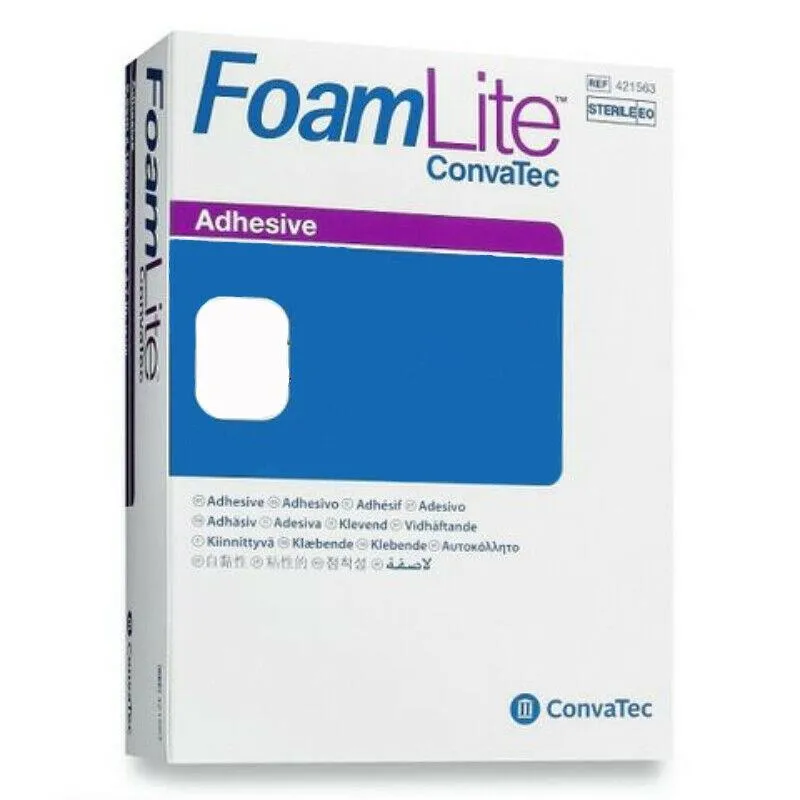 Foamlite ConvaTec Adhesive Dressing 8cm x 8cm x 10