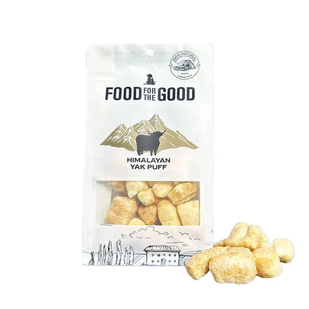 Food For The Good Dog & Cat Treats Freeze Dried Himalayan Yak Puff 65g