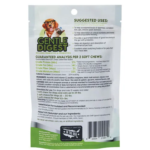 Gentle Digest Soft Chews 120 soft chews By Ark Naturals