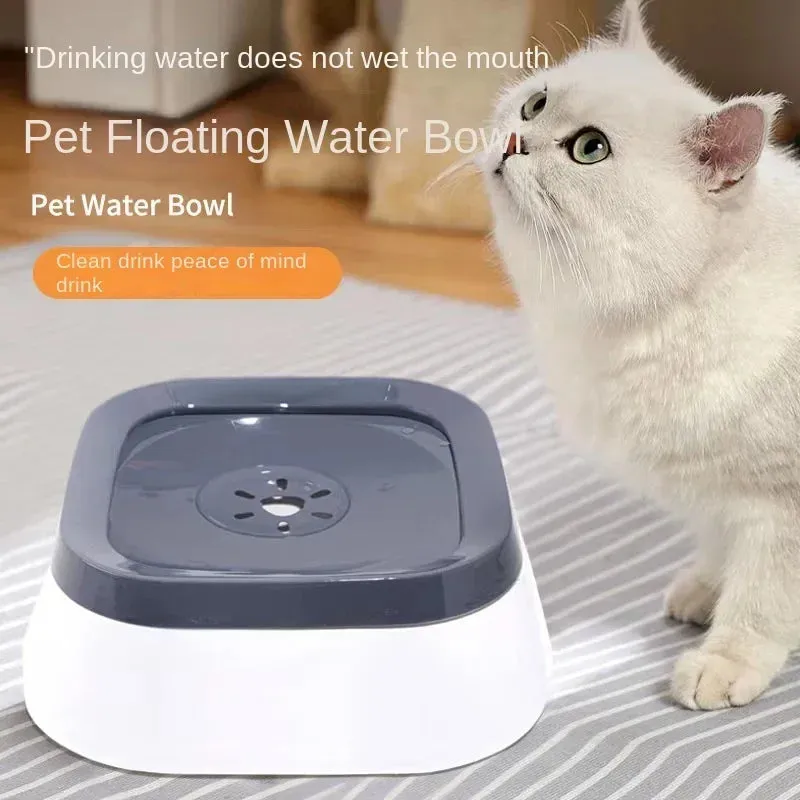 High-Capacity Anti-Splash Pet Water Bowl