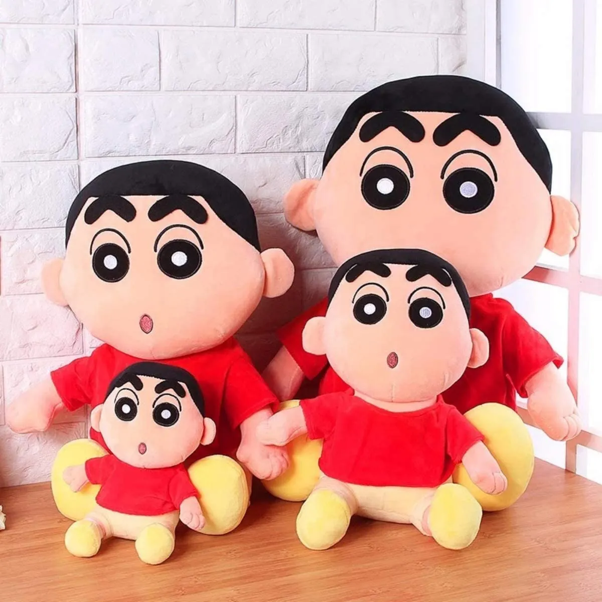 HUG 'n' FEEL SOFT TOYS Shinchan Soft Toys, Baby Toys, Soft Toys for Kids, Soft Toy, Soft Toy for Girls, Soft Toys for Baby Girl, Birthday Gift for Girls, Gift Items, (Shinchan 32 cm)