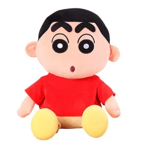 HUG 'n' FEEL SOFT TOYS Shinchan Soft Toys, Baby Toys, Soft Toys for Kids, Soft Toy, Soft Toy for Girls, Soft Toys for Baby Girl, Birthday Gift for Girls, Gift Items, (Shinchan 32 cm)