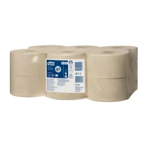 HX959 Tork Natural Mini Jumbo Toilet Roll Advanced T2 170m (Pack of 12)