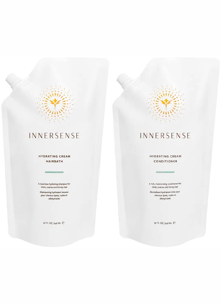 Innersense Hydrating Cream Shampoo & Conditioner Refill Bundle