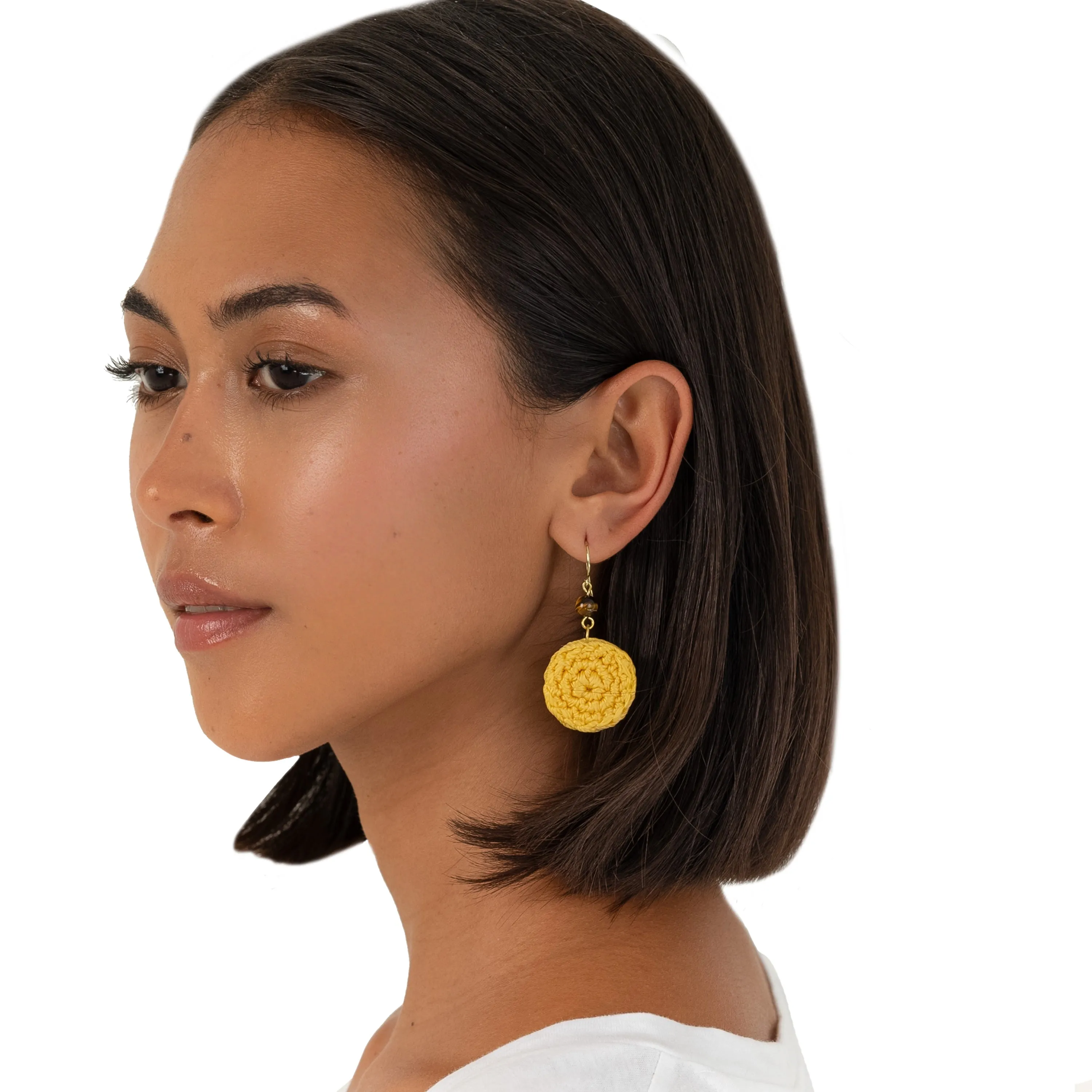 Jasper Disc Earrings