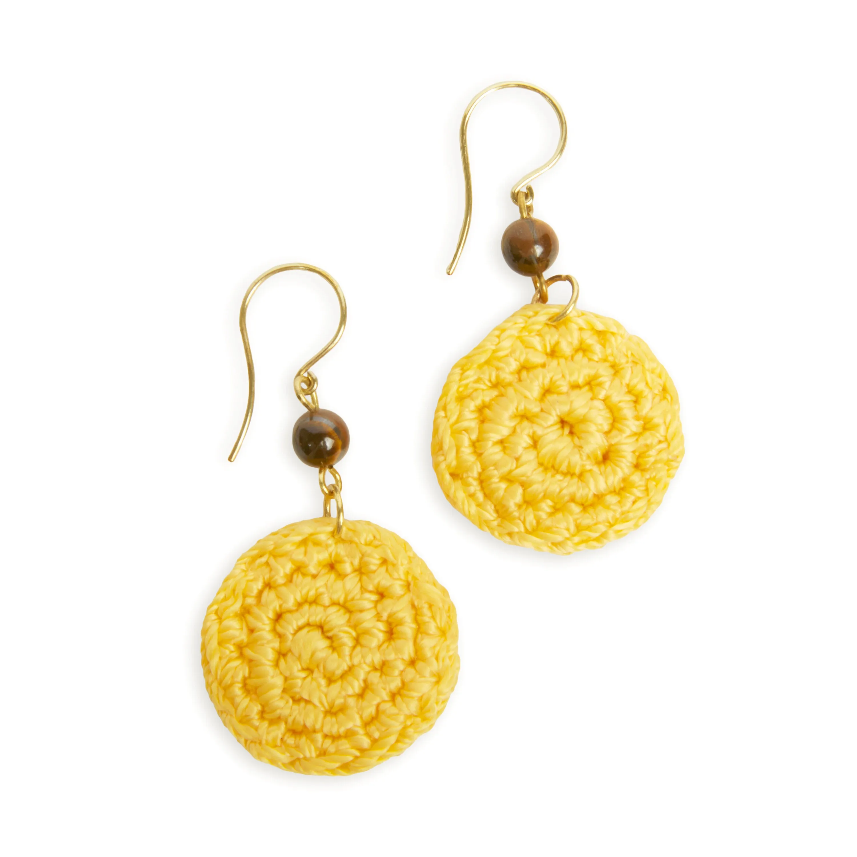 Jasper Disc Earrings