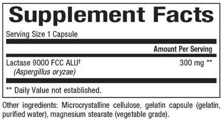 Lactase Enzyme 9000 FCC ALU