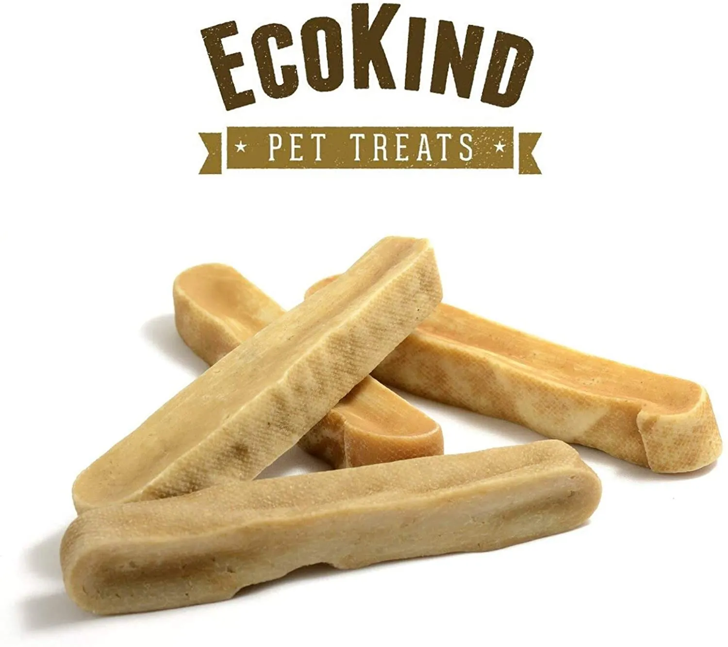 Long-Lasting Gold Yak Chews for Large Dogs