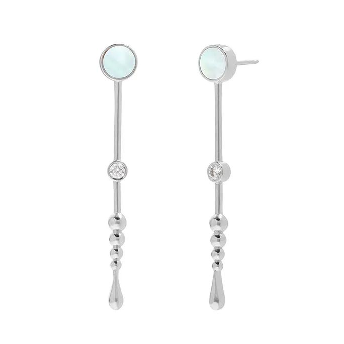 Loyalty Wand Earrings in Sterling Silver