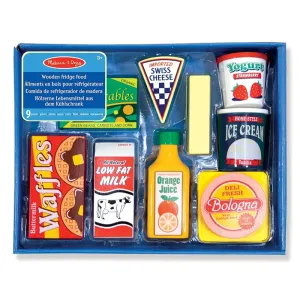 Melissa & Doug Wooden Fridge Food Set