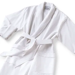 Microfiber French Terry Lined Bathrobe with Shawl Collar