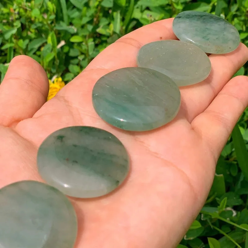 Natural Gemstone Disc Stone - Worry Stone