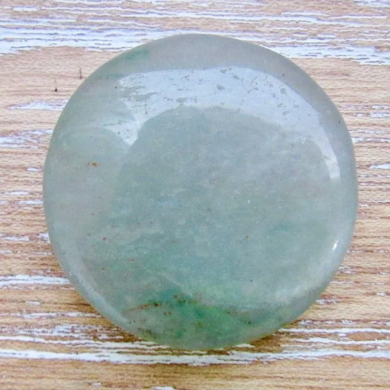 Natural Gemstone Disc Stone - Worry Stone