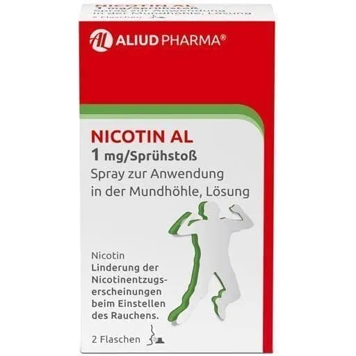 NICOTINE (NICOTIN) AL 1 mg / spray for application in mouth 2 pc