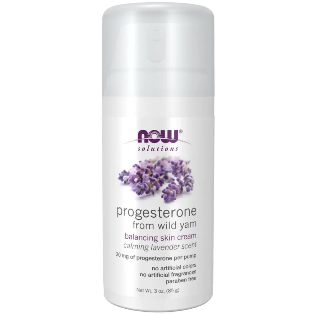 Now Foods Progesterone Cream 3 oz.