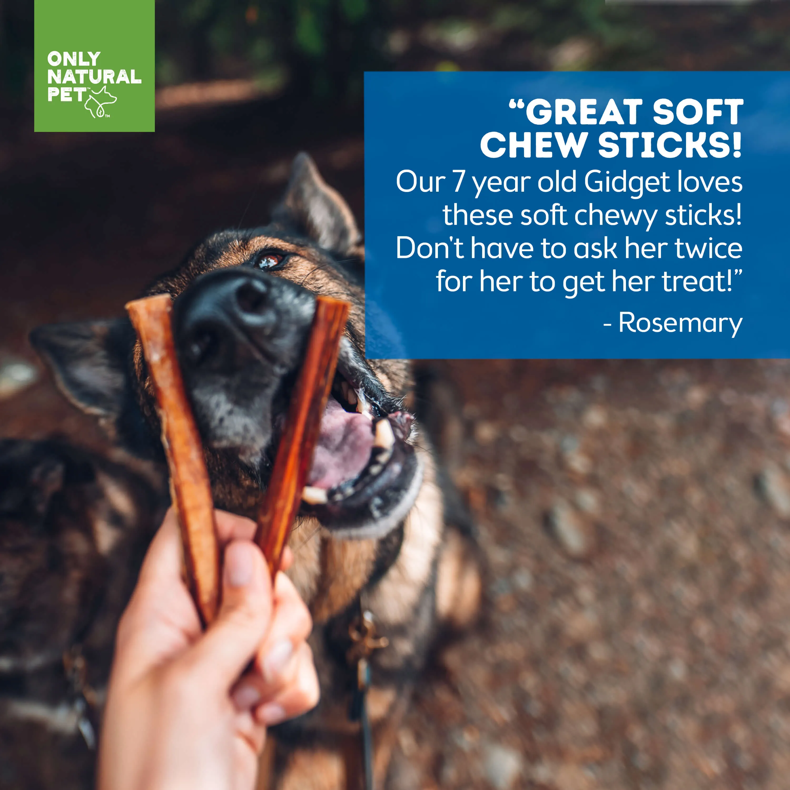 Only Natural Pet Free Range Soft Easy Chew Sticks for Puppies & Senior Dogs