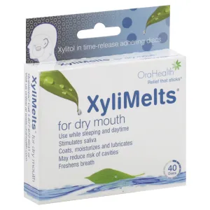 ORACOAT - XyliMelts for Dry Mouth - 40 Discs