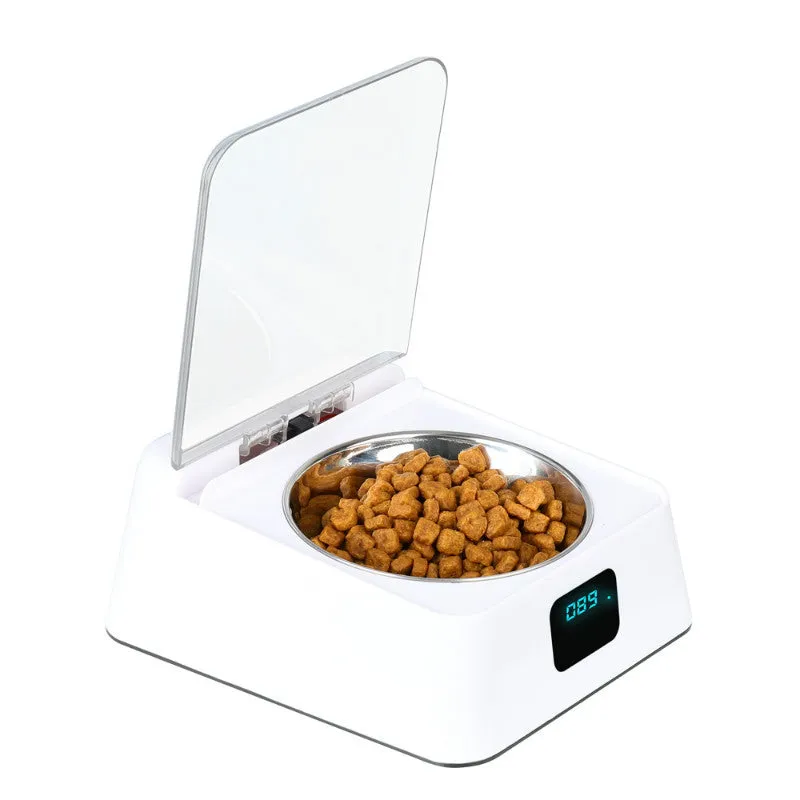 Pet 5G Bowl Pet Automatic Feeder Anti-Cockroach Anti-Mouse Moisture-Proof Bowl Dog Food Utensils