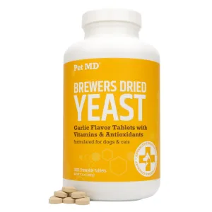 Pet MD Garlic & Brewers Yeast for Dogs & Cats - 1000 ct