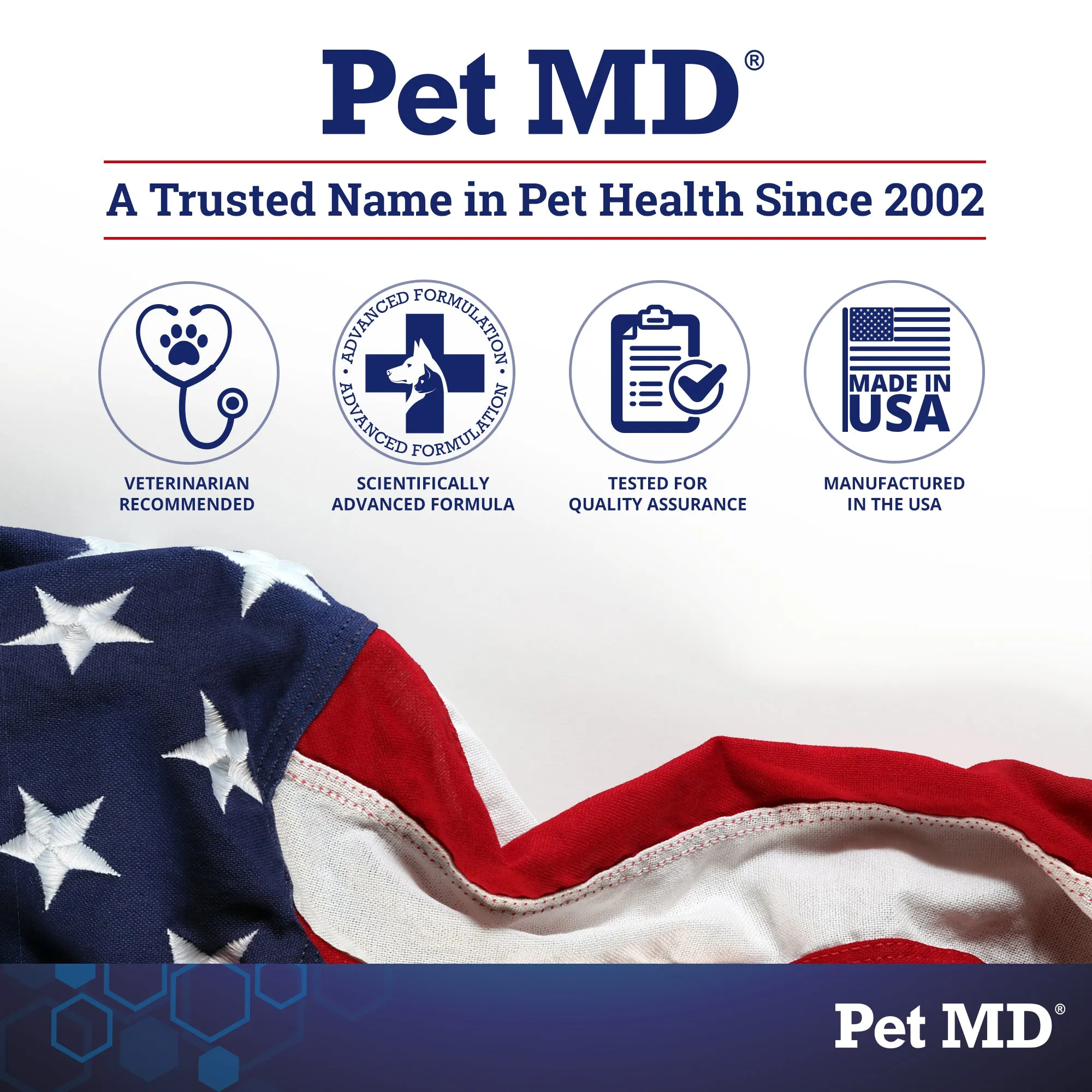 Pet MD Garlic & Brewers Yeast for Dogs & Cats - 1000 ct