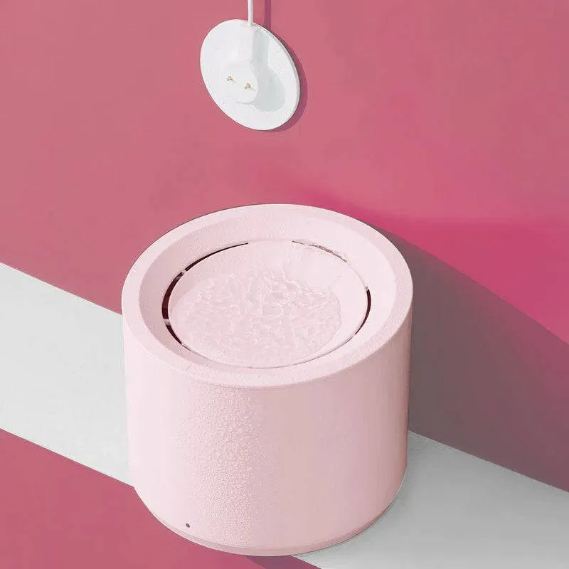 PETREE | Pet Drinking Fountain - (UV) White/Pink/Lime